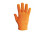 Рабочие трикотажные перчатки TOP оранжевые с ПВХ точкой