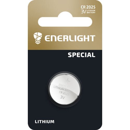 Батарейка Enerlight CR 2025 1xBL Lithium