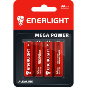 Батарейка Enerlight щелочная AA LR6 4xBL ALKALINE