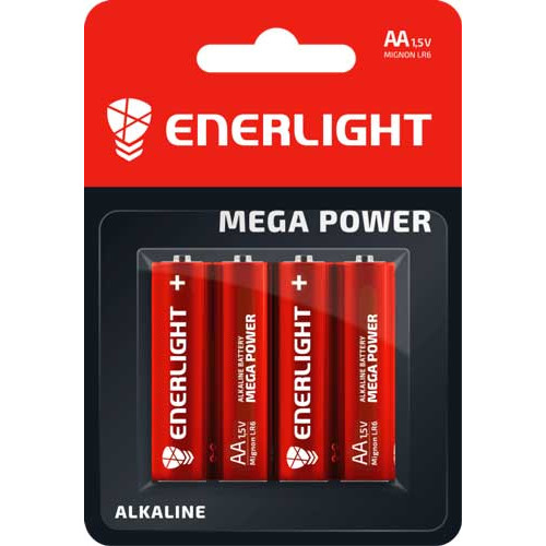 Батарейка Enerlight лужна AA LR6 4xBL ALKALINE