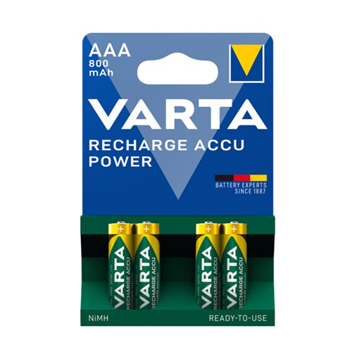 Аккумулятор Varta AAA 800 mAh 4xBL