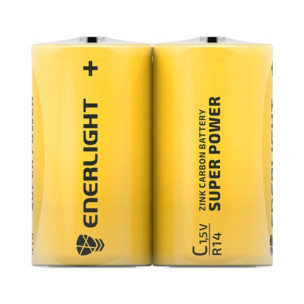 Батарейка Enerlight солевая C R14 2xBL