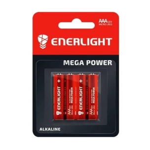 Батарейка Enerlight лужна AAA LR03 4xBL ALKALINE
