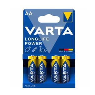 Батарейка VARTA LONGLIFE POWER щелочная AA LR6 4xBL ALKALINE