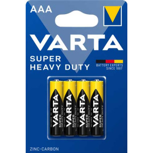 Батарейка VARTA SUPERLIFE мікропальчик сольовий AAA R03 4xBL