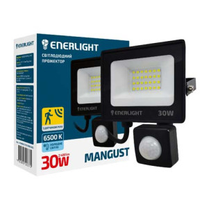 Прожектор LED Enerlight Mangust 30Вт 6500K із датчиком руху