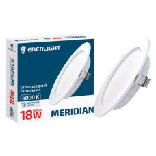 Світильник світлодіодний вбудований стельовий 18W MERIDIAN