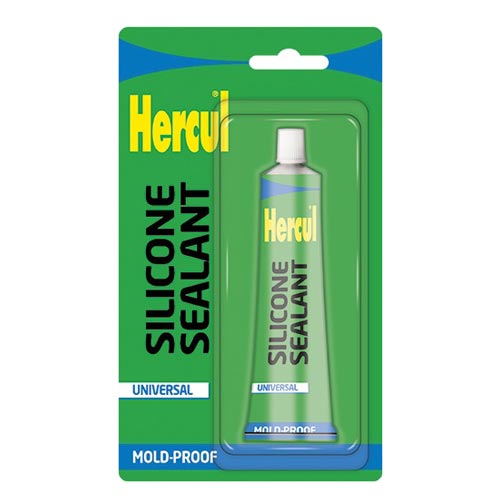 Герметик универсальный силиконовый HERCUL UNIVERSAL 50 мл прозрачный