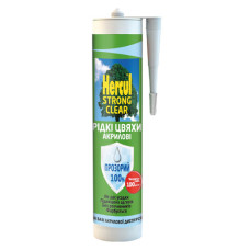 Клей акриловий монтажний рідкі цвяхи HERCUL STRONG CLEAR 280 мл прозорий