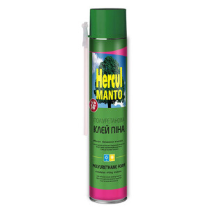 Клей-пена для полистирола и пенопласта HERCUL MANTO 850 мл