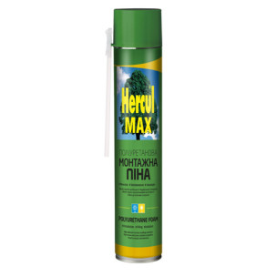 Пена монтажная всесезонная многоцелевая HERCUL MAX 850 мл