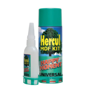Суперклей гель з активатором HERCUL HAPPY MOMENT 100г/400ml