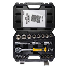 Набір торцевих насадок 1/2" 21шт CrV MASTERTOOL