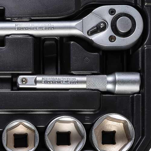 Набор насадок торцевых 1/2" 21шт CrV MASTERTOOL