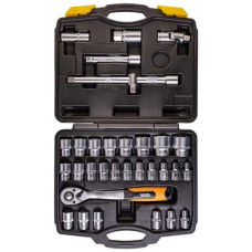 Набір торцевих насадок 1/2" 32шт CrV50BV30 MASTERTOOL PROFI