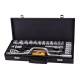 Набір торцевих насадок 1/2" 24шт гнутий вороток MASTERTOOL PROFI