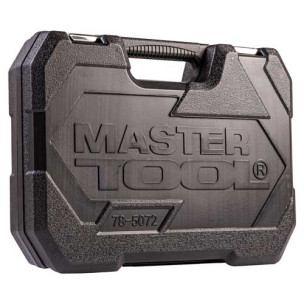 Набор насадок торцевых и биты 1/4" 1/2" 72шт CrV MASTERTOOL