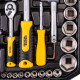 Набір торцевих насадок і біти 1/4" 1/2" 94шт CrV MASTERTOOL