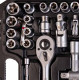 Набір торцевих насадок і біти 1/4" 1/2" 108шт CrV MASTERTOOL