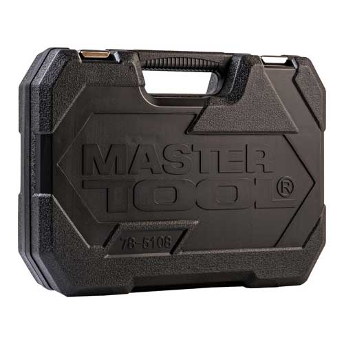 Набор насадок торцевых и биты 1/4" 1/2" 108шт CrV MASTERTOOL