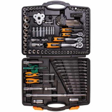Набір торцевих насадок і біти 1/4" 1/2" 121шт CrV50BV30 MASTERTOOL PROFI