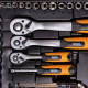 Набір торцевих насадок і біти 1/4" 1/2" 121шт CrV50BV30 MASTERTOOL PROFI