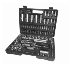 Набір насадок торцевих та біти 1/4" 1/2" CrV 108шт MASTERTOOL
