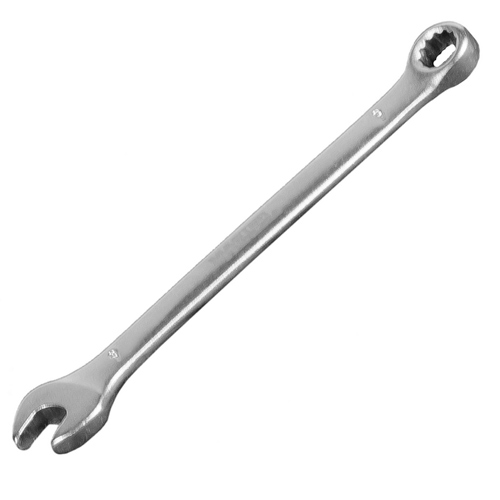 Ключ ріжково-накидний 9×9мм CrV satine MASTERTOOL – 71-1009