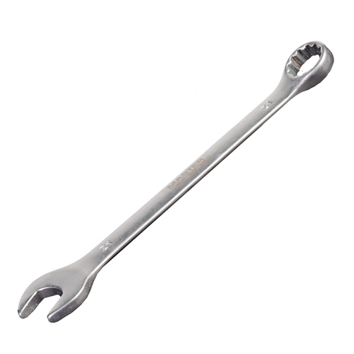 Ключ ріжково-накидний 21×21мм CrV satine MASTERTOOL – 71-1021