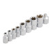 Набір торцевих головок 9 шт E-TORX 1/4" E5-E8 3/8" E10-E16 CrV MASTERTOOL – 78-1409