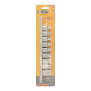 Набор торцевых головок 9 шт E-TORX 3/8" E5-E16 CrV MASTERTOOL – 78-3809