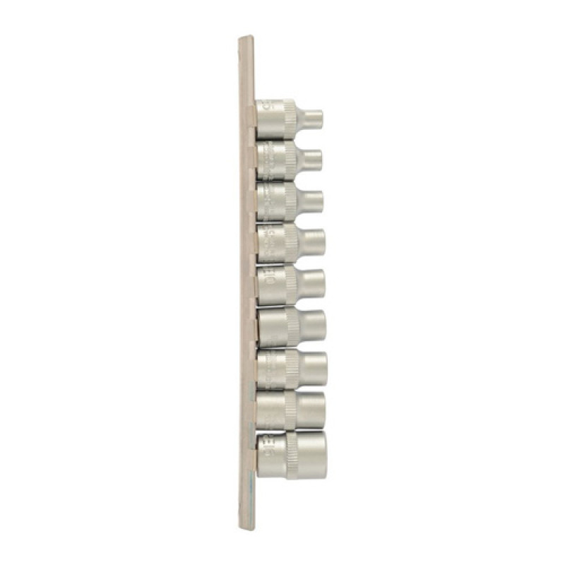 Набір торцевих головок 9шт E-TORX 3/8" E5-E16 CrV MASTERTOOL – 78-3809