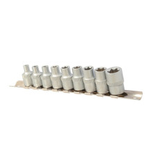 Набір торцевих головок 9шт E-TORX 3/8" E5-E16 CrV MASTERTOOL – 78-3809