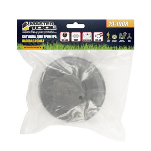 Катушка для триммера Ø1.65-4.0мм полуавтоматическая MASTERTOOL PROFI – 19-1908
