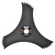 Ніж для тримера Ø255×25.4мм 3Т із зубцями MASTERTOOL – 19-1916