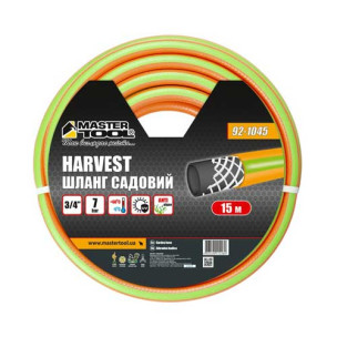 Шланг для поливу ¾" армований 15м тришаровий MASTERTOOL HARVEST – 92-1045