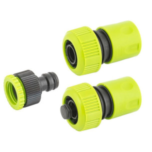 Шланг для полива ¾" армированный 20м с комплектом подключения MASTERTOOL TROPIC – 92-1077SET