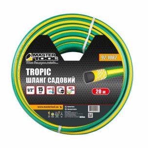 Шланг для поливу ½" армований 20м тришаровий MASTERTOOL TROPIC – 92-1082