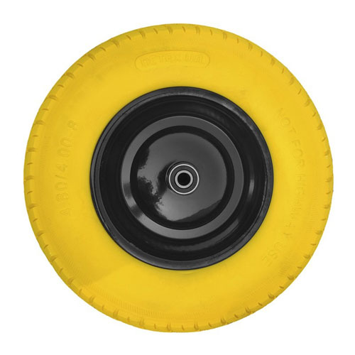 Колесо для тачки 16" поліуретанове на підшипнику MASTERTOOL – 79-9828