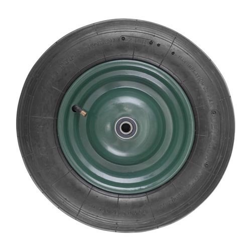 Колесо для тачки 14" пневматичне з камерою на втулці MASTERTOOL – 79-9829