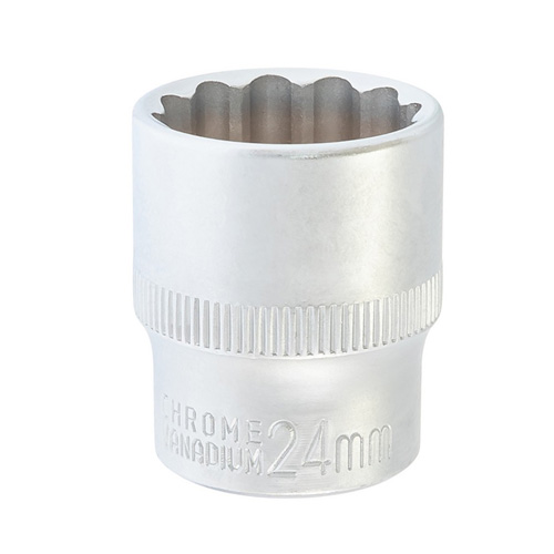 Головка торцева 24мм 12-гранна 1/2" CrV MASTERTOOL – 78-0624