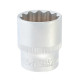 Головка торцева 27мм 12-гранна 1/2" CrV MASTERTOOL – 78-0627