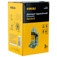 Домкрат гідравлічний пляшковий 3т SIGMA Standard – 6106031