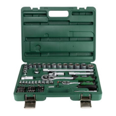 Набір торцевих насадок і біти 1/4" 1/2" 72шт CrV GRAD
