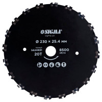 Диск для тримера Ø230×25.4мм 20Т ланцюговий SIGMA – 5624651