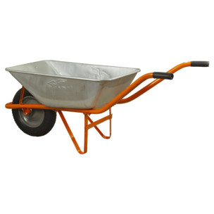 Тачка садово-строительная одноколесная 58л/120 кг FLORA – 5055324