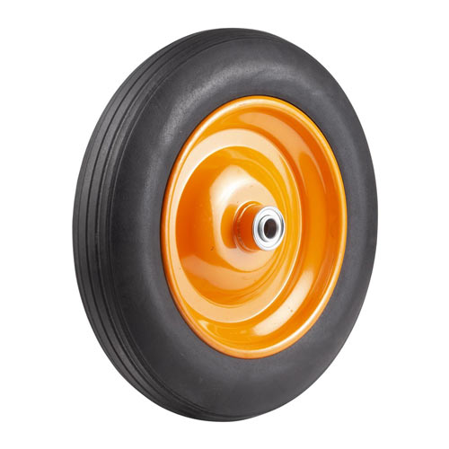 Колесо для тачки 14" безкамерне гумове на підшипнику FLORA – 5058614