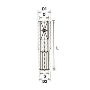 Головка торцевая 5мм 6-гранная 1/4" длинная CrV ULTRA – 6062052