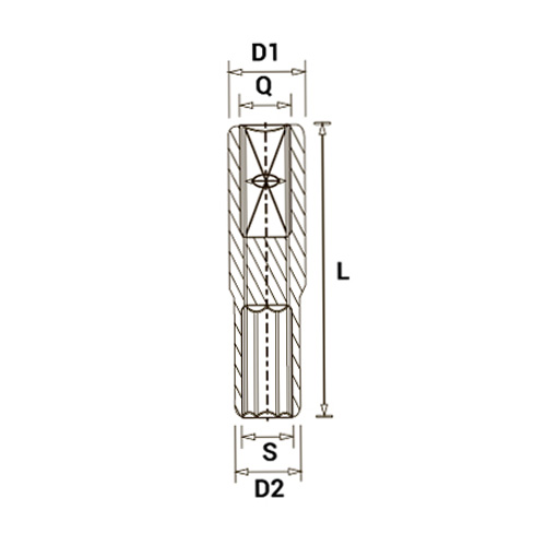 Головка торцевая 27мм 6-гранная 1/2" длинная CrV ULTRA – 6072272