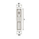 Головка торцева 9мм 6-гранна 1/2" довга CrV ULTRA – 6072092